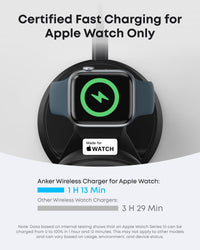 Anker MagGo 3-in-1 Wireless Charging Station, Black - official product image