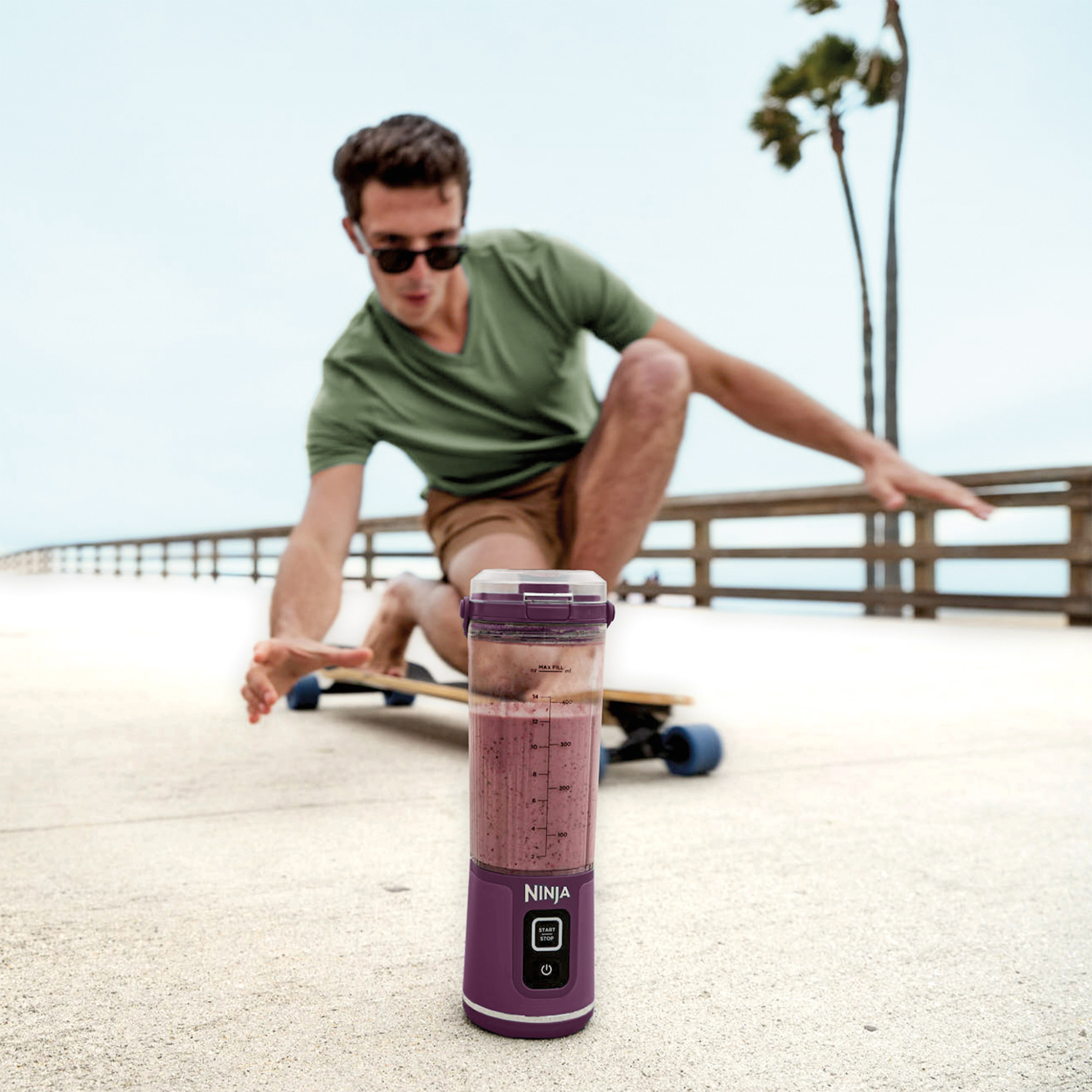 Ninja Blast Cordless Portable Blender 530ml Purple product image