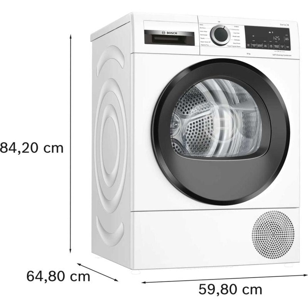 Bosch Series 6 9kg Heat Pump Tumble Dryer | WQG245A0GB Bosch Tumble Dryer Euronics Ireland