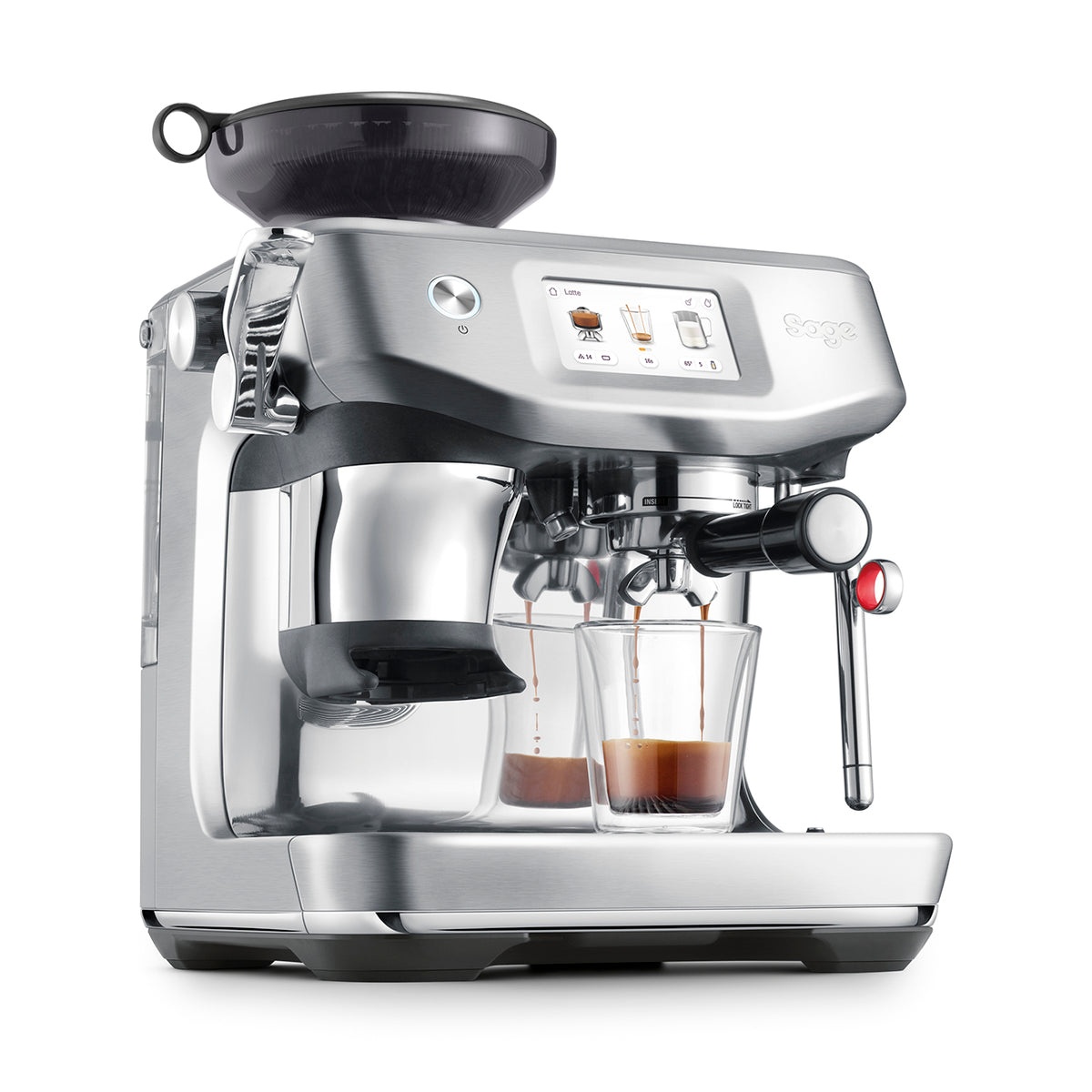 Sage Barista Touch Impress Bean-to-Cup Coffee Machine – Cold Extraction - Almond Nougat – view 3