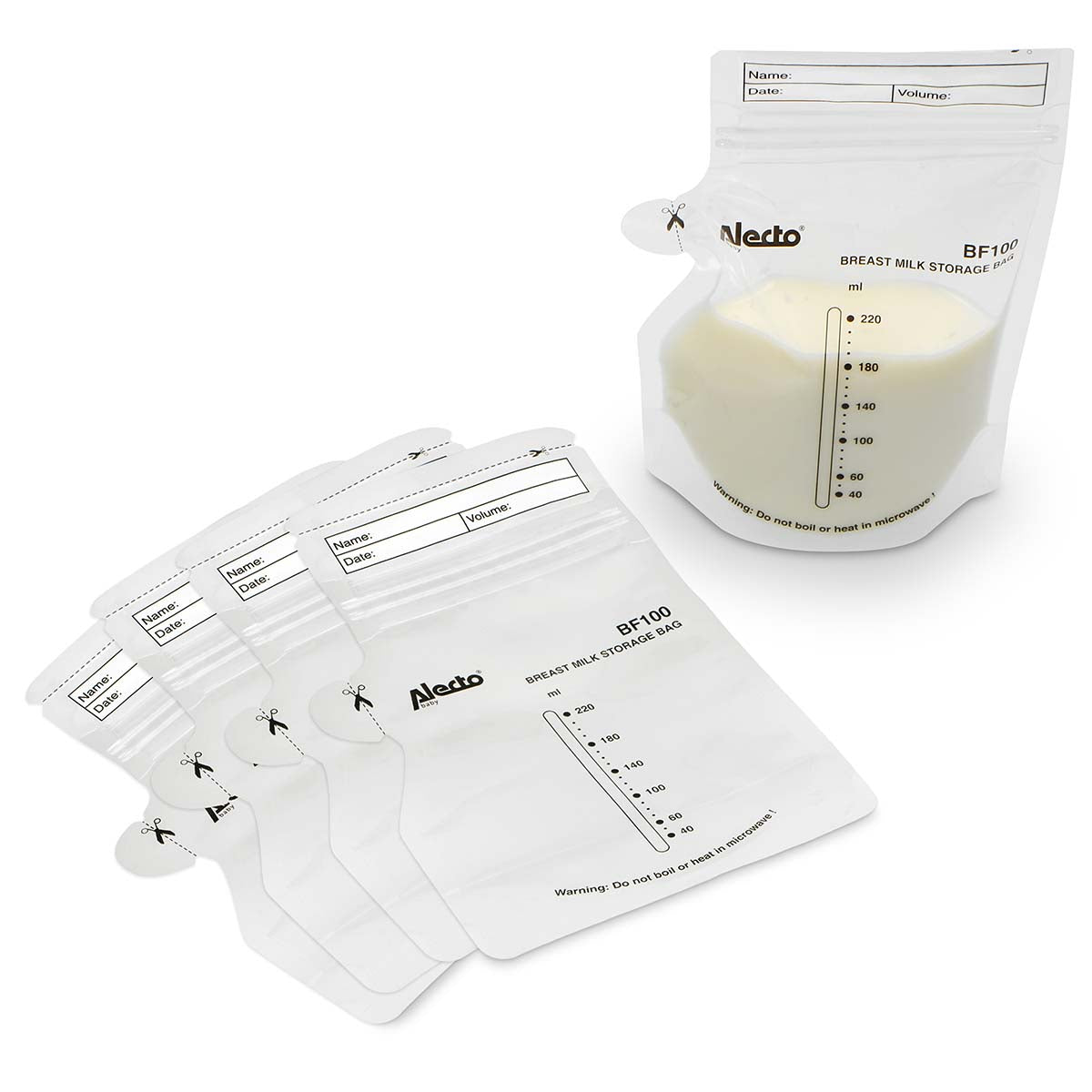 Alecto BF100 breast milk storage bags product image 5