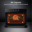 Hisense Hi6 BlackLine AirFry Compact Electric Oven with Microwave | BIM45342ADBGUK Hisense Oven Euronics Ireland