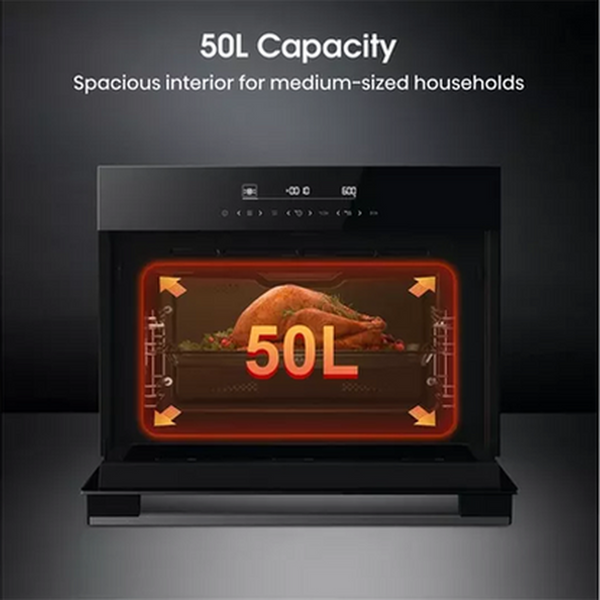 Hisense Hi6 BlackLine AirFry Compact Electric Oven with Microwave | BIM45342ADBGUK Hisense Oven Euronics Ireland