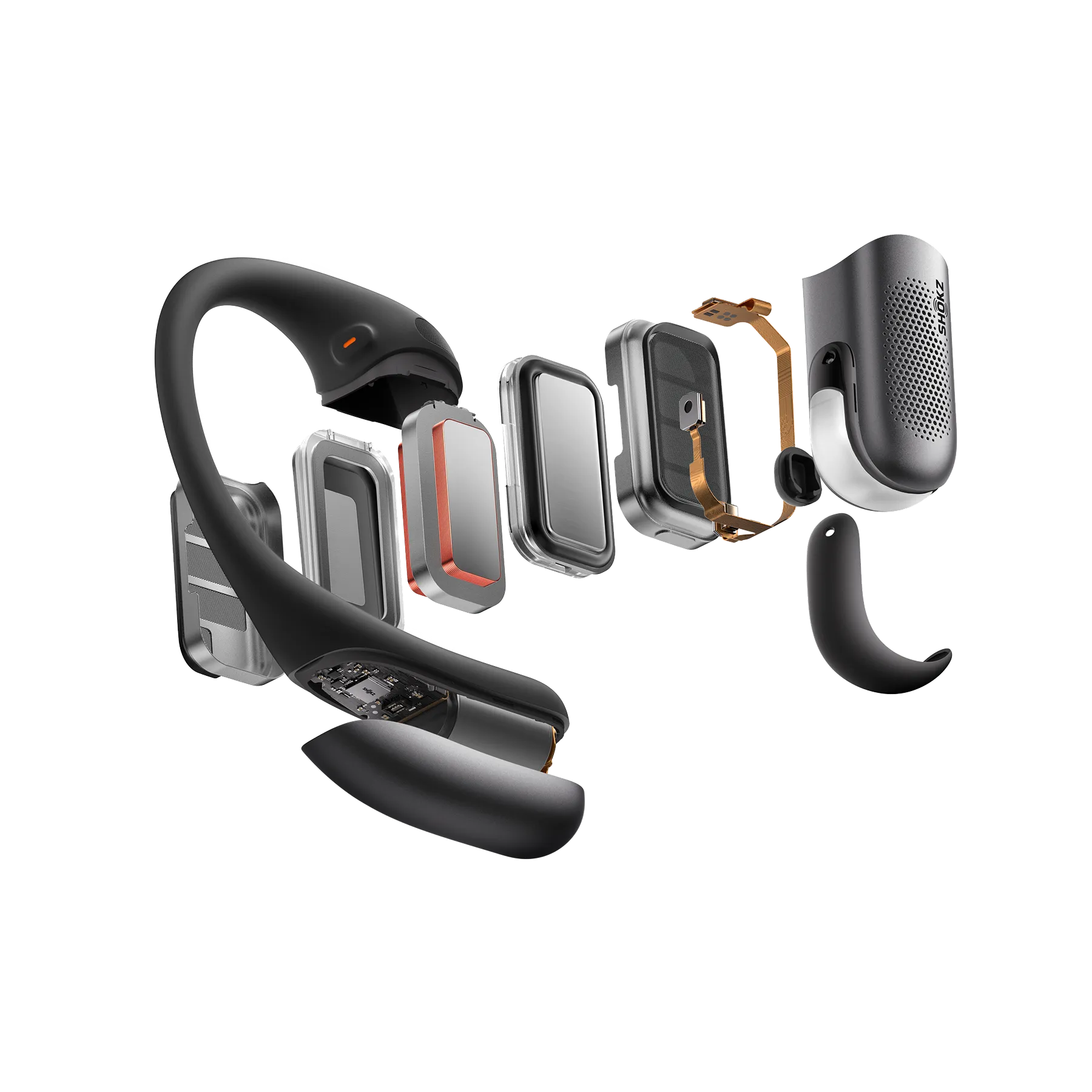 Shokz OpenFit Pro Open-Ear True Wireless Earphones, Black product image