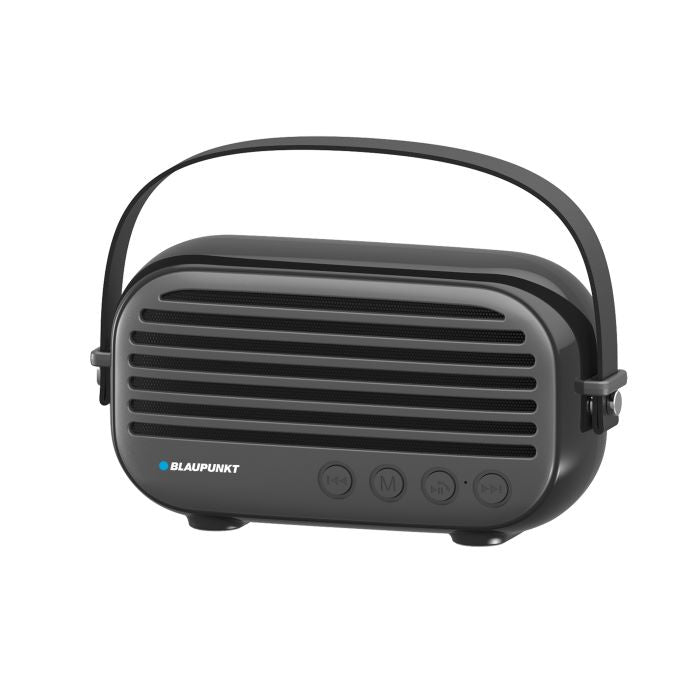 Euronics Ireland BLP BT Vintage Speaker 2 x5 W FM Radio SD Card Slot - Black - BLP3350.133 Audio