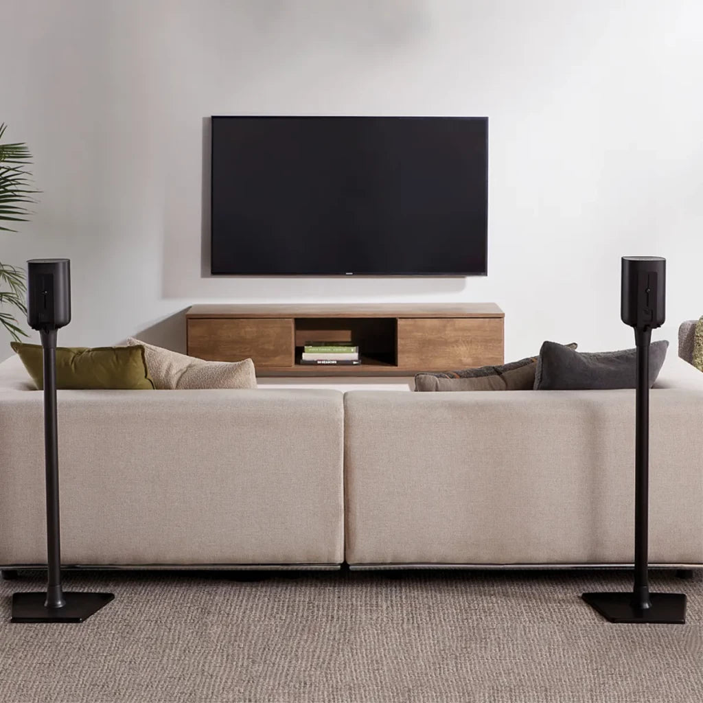 SANUS Universal Speaker Stands Pair - official product image