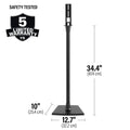 SANUS Universal Speaker Stands Pair - official product image