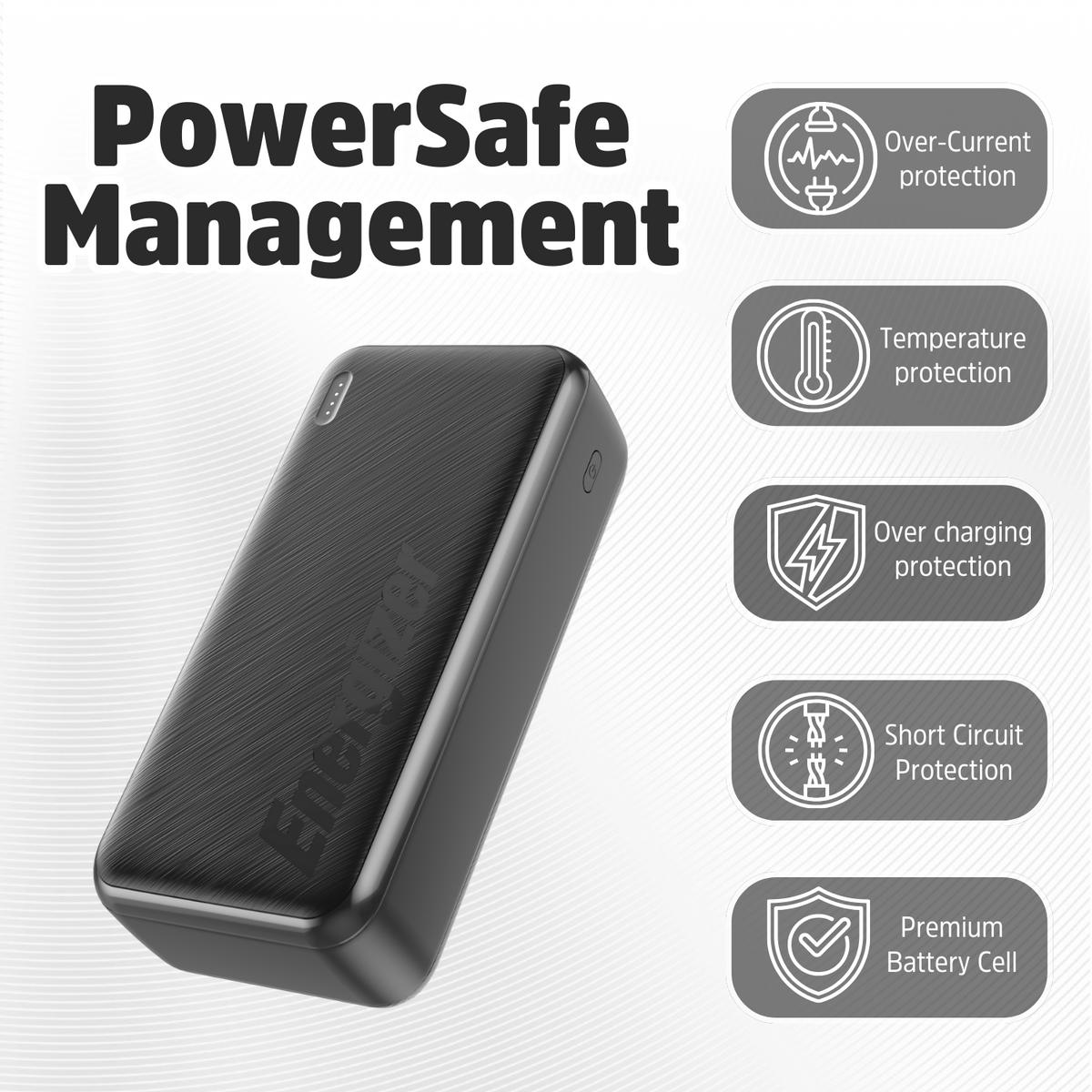 Energizer 30,000mAh Ultimate Power Bank | UE30055PQ Energizer Powerbank Euronics Ireland