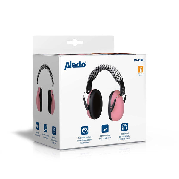 Alecto BV-71RE Pink children's hearing protection product image 1