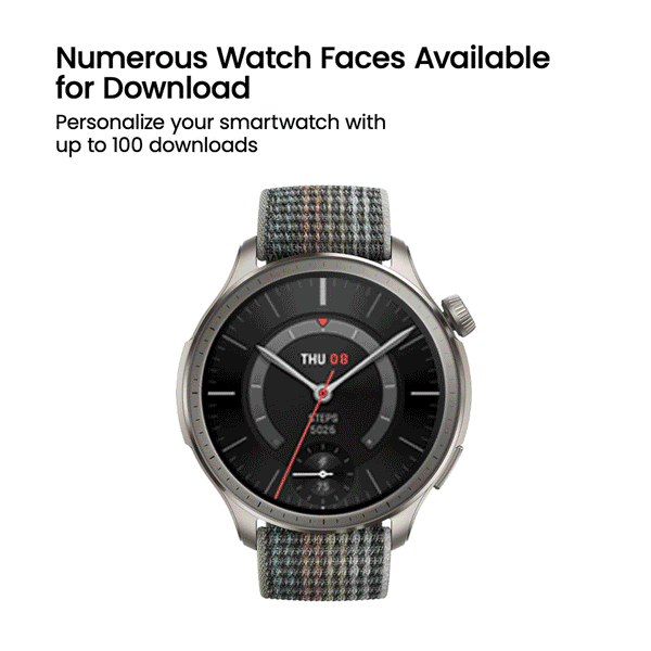 Amazfit Balance Smartwatch – Advanced Health & Fitness Tracking - Sunset Grey | 146-W2286GL1G