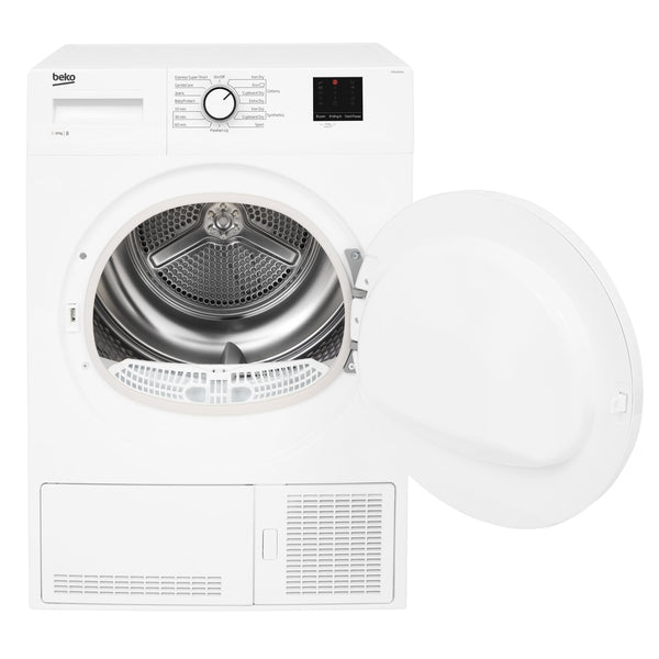 Beko 10kg Condenser Tumble Dryer with Sensor Programmes | DTBC10001W Beko Tumble Dryer Euronics Ireland