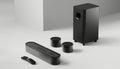 Majority Bowfell Halo 5.1 Dolby Atmos Soundbar System, Black - official product image