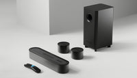 Majority Bowfell Halo 5.1 Dolby Atmos Soundbar System, Black - official product image
