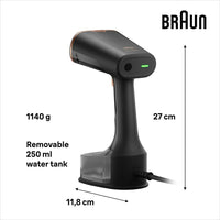 Braun QuickStyle 7 Garment Steamer Black/Copper | GS7077BK