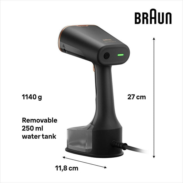 Braun QuickStyle 7 Garment Steamer Black/Copper | GS7077BK