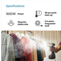 Braun QuickStyle 7 Garment Steamer Black/Copper | GS7077BK