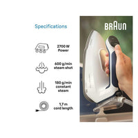 Braun CareStyle 7 Pro Steam Generator Iron Blue  | IS7282BL