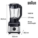 Braun PowerBlend 7 Jug Blender | JB 7551 BK