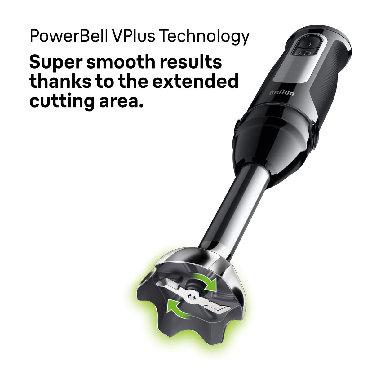 Braun MultiQuick 5 Pro Hand Blender - Black - PowerBell VPlus blade technology