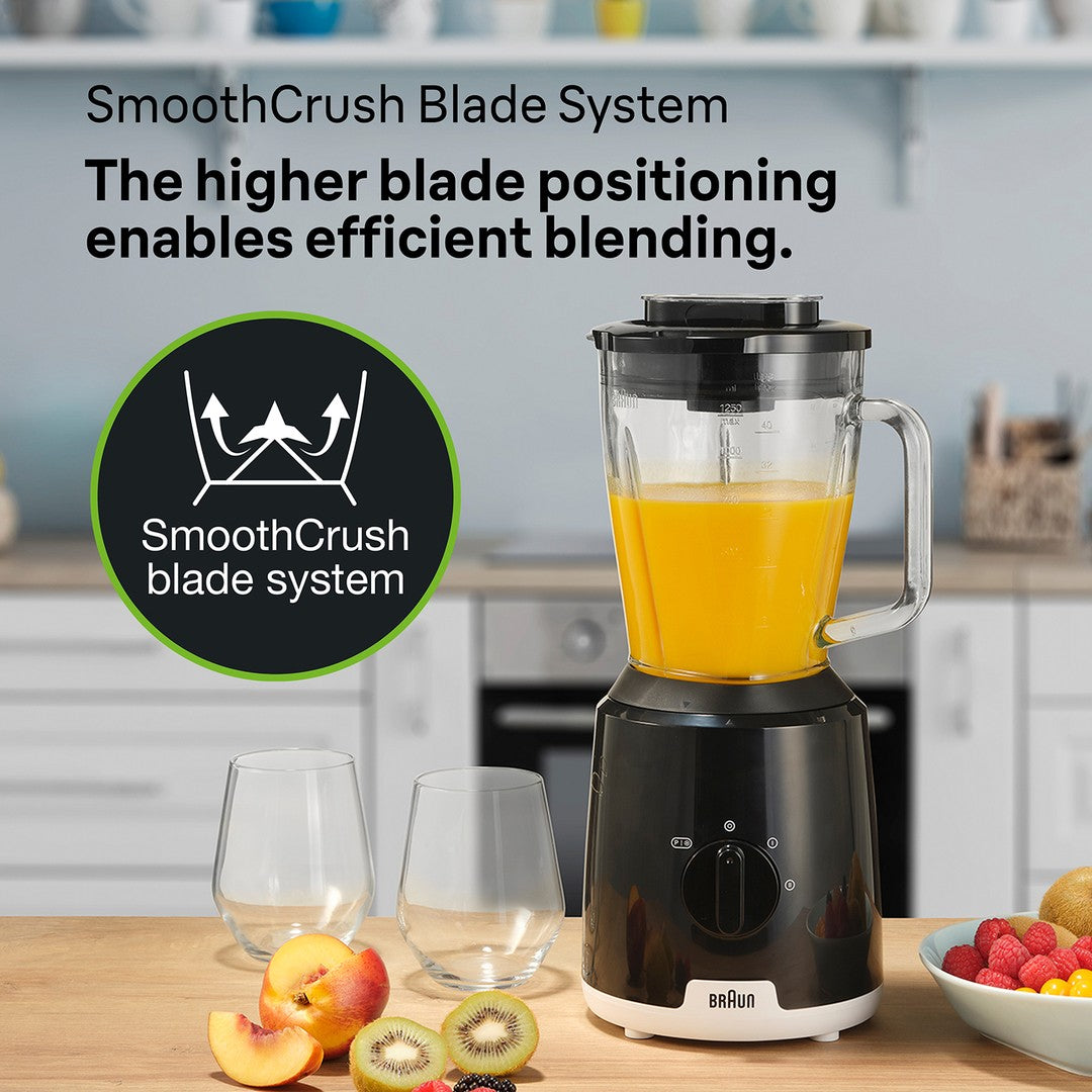 Braun PowerBlend 1 Jug Blender - Black - SmoothCrush blade system