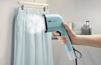 Braun QuickStyle 3 Garment Steamer - Green - steaming hanging trousers