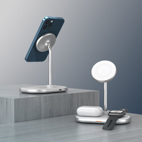 Energizer WCP303 3-in-1 15W Magnetic Wireless Charging Stand | WCP303 Energizer Charger Euronics Ireland