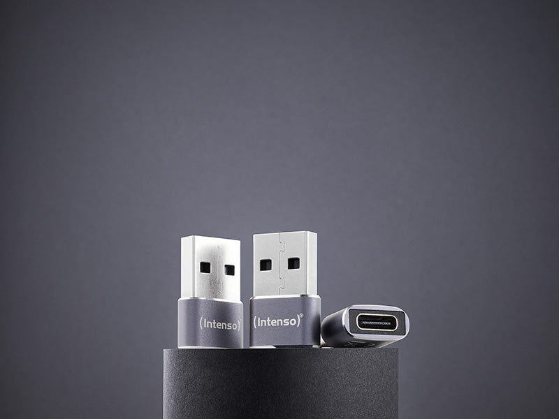 Intenso C480A USB-C to USB-A Adapter, 3 Pack - Grey - view 4