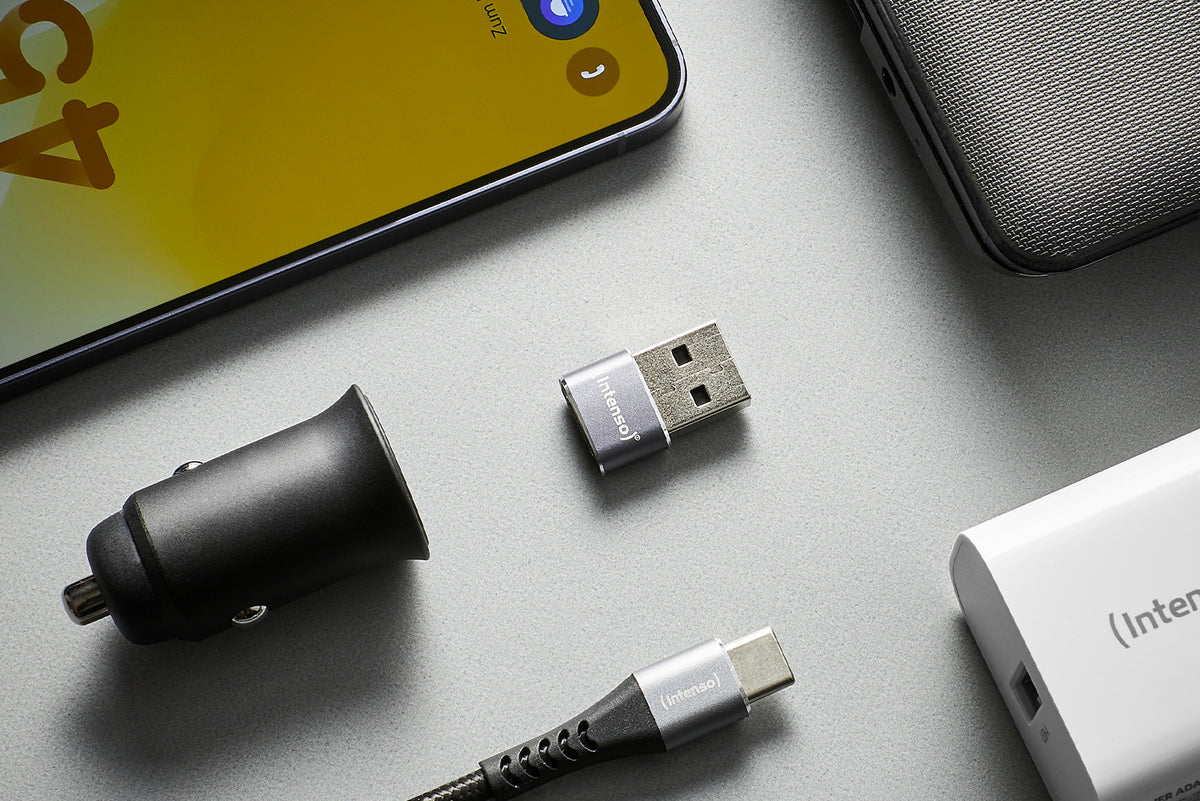 Intenso C480A USB-C to USB-A Adapter, 3 Pack - Grey - view 5