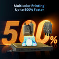 Flashforge Creator 5 Four-Toolhead Multicolour 3D Printer - up to 500% faster multicolour printing
