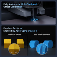 Flashforge Creator 5 Four-Toolhead Multicolour 3D Printer - automatic calibration