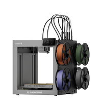 Flashforge Creator 5 Four-Toolhead Multicolour 3D Printer - with four filament spools