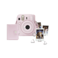 FUJIFILM instax mini 13 Accessory Kit Candy Pink - accessory kit overview; camera shown for illustration and sold separately