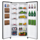 Candy 177x91CM Frost Free American Fridge Freezer - Black | CHSBSV5172EBKN Candy American Fridge Freezer Euronics Ireland
