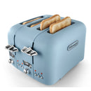 De'Longhi Argento Flora 4-Slice Toaster | CT04.AZ