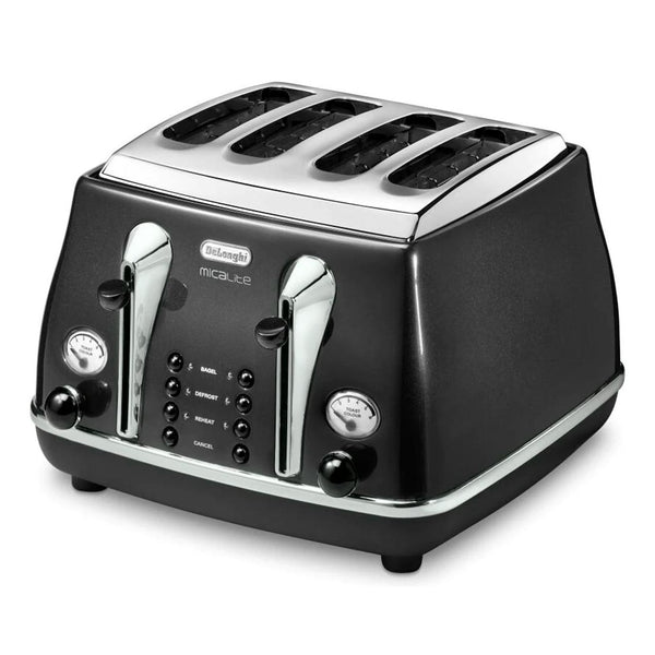 De’Longhi Icona Micalite 4-Slice Toaster | CTOM4003.BK