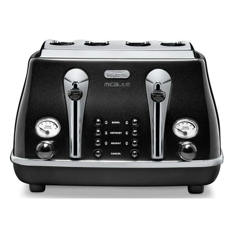 De’Longhi Icona Micalite 4-Slice Toaster | CTOM4003.BK