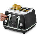 De’Longhi Icona Micalite 4-Slice Toaster | CTOM4003.BK