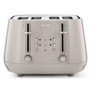 De’Longhi Eclettica 4-Slice Toaster – Beige | CTY4003.BG
