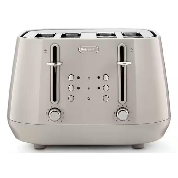 De’Longhi Eclettica 4-Slice Toaster – Beige | CTY4003.BG