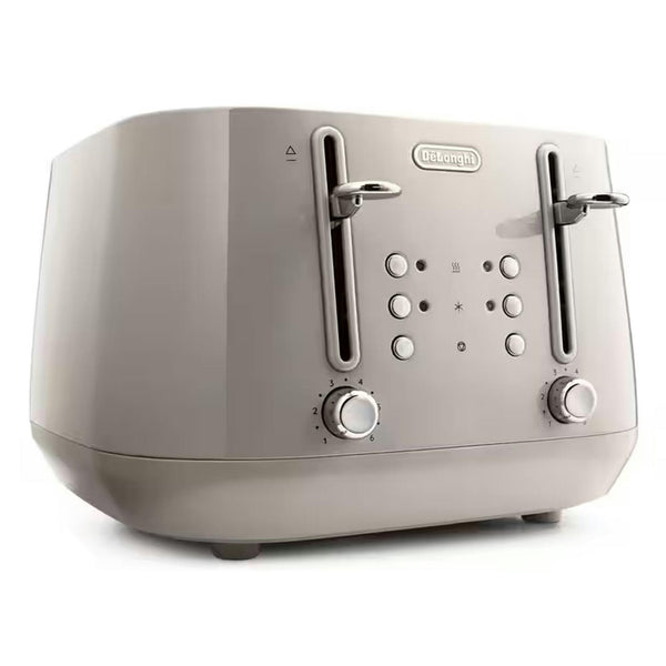 De’Longhi Eclettica 4-Slice Toaster – Beige | CTY4003.BG