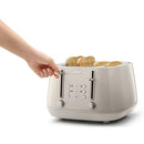De’Longhi Eclettica 4-Slice Toaster – Beige | CTY4003.BG