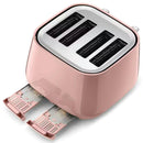 De’Longhi Eclettica 4-Slice Toaster –  Pink | CTY4003.PK