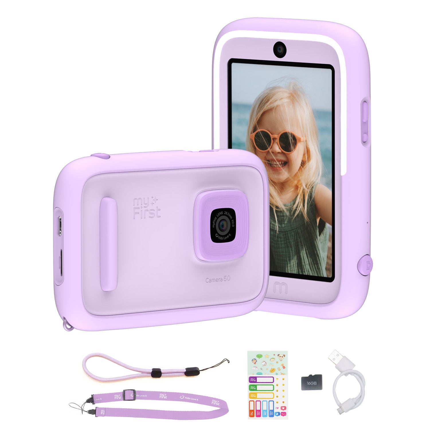 myFirst Camera 50 Purple | 50MP Kids | Euronics