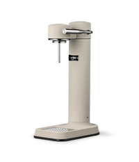 Aarke Carbonator 3 sparkling water maker in Sand — 45-degree front view