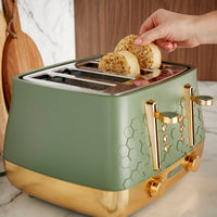 Morphy Richards Cassini Toaster 4-Slice Olivine product image