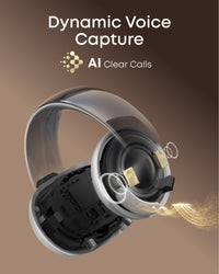 soundcore AeroClip Open-Ear Earbuds, Black - official product image