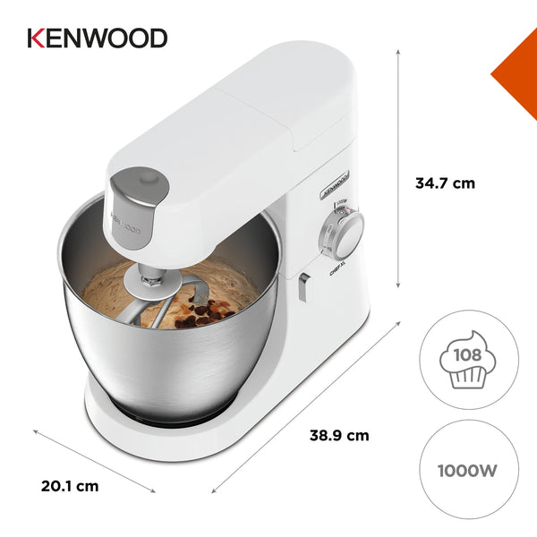 Kenwood Chef XL Stand Mixer — White – view 2