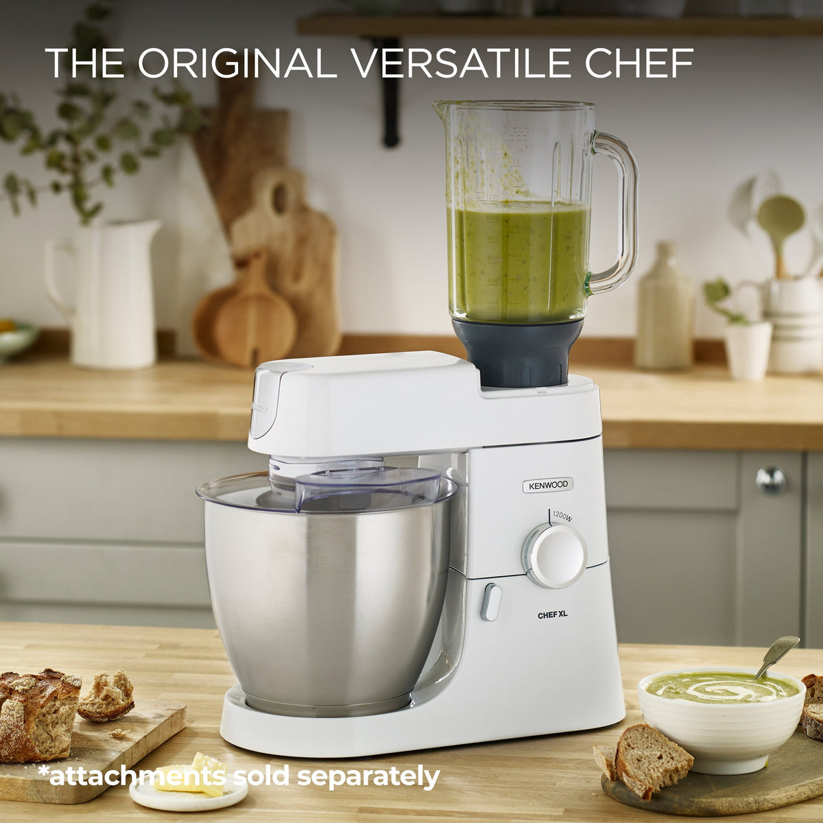 Kenwood Chef XL Stand Mixer — White – view 7