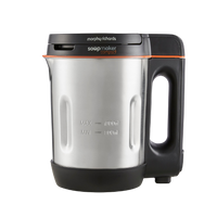 Morphy Richards Compact Soup Maker 1L Stainless Steel & Black product image