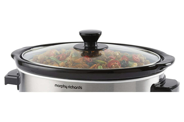 Morphy Richards 6.5L Stainless Steel Slow Cooker